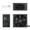 Fuente Alimentacion 700w Tooq Pfc-Activo 5sata 14cm Atx | Quonty.com | TQAPOLO-700SP