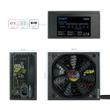 Fuente Alimentacion 750w Tooq Pfc-Activo 5sata 14cm Atx | Quonty.com | TQAPOLO-750SP