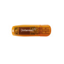 Pendrive 64gb Usb2.0 Intenso Rainbow Line Naranja | Quonty.com | 3502490