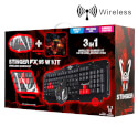 Teclado/Raton/Alfombrilla Woxter Gaming Stinger Fx95 W Kit | Quonty.com | GM26-044