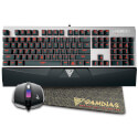 Teclado + Ratón + Alfombrilla Gaming Gamdias Combo Hermes E1 | Quonty.com | 16789-25011-65000-G