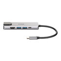 Hub D-Link Dub-M520 2ptos Usb3.0/1pto Hdmi/1pto Usb-C/1pto Rj45 Gris | Quonty.com | DUB-M520