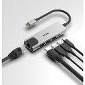 Hub D-Link Dub-M520 2ptos Usb3.0/1pto Hdmi/1pto Usb-C/1pto Rj45 Gris | Quonty.com | DUB-M520