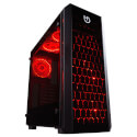 Caja Semitorre/Atx Hiditec Ng-Rx Usb3.1 Led-Rojo | Quonty.com | CHA010014