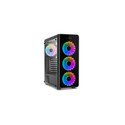 Caja Semitorre Nox Hummer Tgm S/Fuente Usb3.0 Negro Rgb | Quonty.com | NXHUMMERTGM