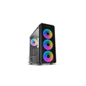 Caja Semitorre Nox Hummer Tgm S/Fuente Usb3.0 Negro Rgb | Quonty.com | NXHUMMERTGM