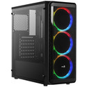 Caja Semitorre Aerocool Si-5200 S/Fuente Usb3.0 Led Rgb Atx | Quonty.com | SI5200RGB