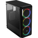 Caja Semitorre Aerocool Si-5200 S/Fuente Usb3.0 Led Rgb Atx | Quonty.com | SI5200RGB