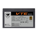 Fuente Cougar Vte600 600w 80plus Bronce Atx | Quonty.com | 31VE060.0003P