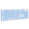 Teclado Bluestork Kb-W-Lumi-Sp Usb Blanco | Quonty.com | KB-W-LUMI-SP