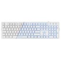 Teclado Bluestork Kb-W-Lumi-Sp Usb Blanco | Quonty.com | KB-W-LUMI-SP