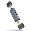 Lector Tarjetas Tooq Tqr-3001g Usb3.0/Usb-C Gris | Quonty.com | TQR-3001G