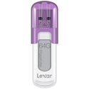 Pendrive Lexar 64gb Usb2.0 V10 Blanco/Morado | Quonty.com | LJDV10-64GABEU