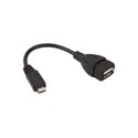 Cable L-Link Usb2.0 A/H - Micro Usb2.0 A/M 20cm Negro Otg | Quonty.com | LL-CAB-OTG