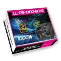 Fuente L-Link 1000w Pfc-Activo 80+Gold 12cm Atx | Quonty.com | LL-PS-1000- 80+G