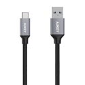 Cable Aukey Usb3.0 A/M - Usb Tipo-C Macho 1,0m Negro | Quonty.com | CB-CD2