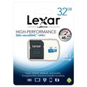Microsd Lexar 32gb Cl10 Uhs-I Adaptador Sd | Quonty.com | LSDMI32GBB1EU300A