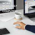 Ratón Inalámbrico Logitech Mx Master 2s Gris Claro 4000 Dpi | Quonty.com | 910-005141