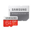 Microsd Samsung Evo+ 64gb Cl10 Uhs-1 Adaptador Sd | Quonty.com | MB-MC64GA/EU