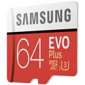 Microsd Samsung Evo+ 64gb Cl10 Uhs-1 Adaptador Sd | Quonty.com | MB-MC64GA/EU
