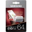 Microsd Samsung Evo+ 64gb Cl10 Uhs-1 Adaptador Sd | Quonty.com | MB-MC64GA/EU