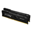 Memoria Kingston Dimm Ddr4 16gb (2x8gb) 3200mhz Cl16 Fury Beast Black | Quonty.com | KF432C16BBK2/16