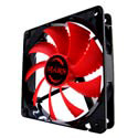 Ventilador Tacens Mars 12cm 1.200rpm Leds-Rojos | Quonty.com | MF12