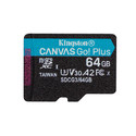 Microsd Kingston 64gb Cl10 Uhs-I Canvas Go Plus | Quonty.com | SDCG3/64GBSP