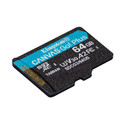 Microsd Kingston 64gb Cl10 Uhs-I Canvas Go Plus | Quonty.com | SDCG3/64GBSP