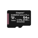 Microsd Kingston 64gb Cl10 Uhs-I Canvas Selected Plus | Quonty.com | SDCS2/64GBSP