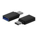 Mini Adaptador Aisens Aluminio Usb3.2 Usb-C/M - A/H Gen1 3a Negro | Quonty.com | A108-0717
