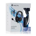 Auriculares C/Microfono Ngs Msx9 Pro Blue Negro/Azul | Quonty.com | MSX9PROBLUE