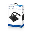 Multilector Externo Usb-C Ewent Dni-E Negro | Quonty.com | EW1055