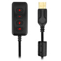 Auriculares C/Microfono Marsgaming Mh5 Negro/Rojo | Quonty.com | MH5