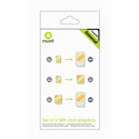 Pack Muvit 3 Adaptadores Memoria Sim Para Nanosim Y Microsim | Quonty.com | MUMIC0003