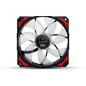 Ventilador Nox Hfan 12cm 1.600rpm Leds-Rojos | Quonty.com | NXHUMMERF120LR
