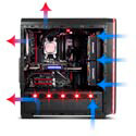 Caja Semitorre/Atx Nox Hummer Mc Usb3.0 Negra Leds | Quonty.com | NXHUMMERMCB