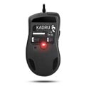 Raton Nox Krom Kadru Gaming Optico 4000dpi Usb Blanco | Quonty.com | NXKROMKDRUW