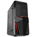 Caja Semitorre/Atx Nox Nxpax Usb3.0 Led Rojo Metal | Quonty.com | NXPAXR