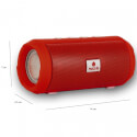 Altavoz Inalámbrico Ngs Roller Tumbler Red - Bluetooth 4.2 | Quonty.com | ROLLERTUMBLERRED