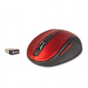 Ratón Inalámbrico Ngs Evo Mute Red - 800/1600 Dpi - 2.4 Ghz | Quonty.com | EVOMUTERED