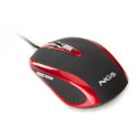 Ratón Ngs Redtick 800-1600dpi Rojo/Negro | Quonty.com | TICKRED