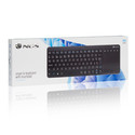 Teclado Inalámbrico Ngs Tv Warrior Negro | Quonty.com | TVWARRIOR