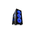 Caja Semitorre/Atx Nox Hummer Tg Rgb S/Fuente Usb3.0 Negra | Quonty.com | NXHUMMERTGRGB