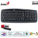 Teclado Genius Kb-110x Ps2 | Quonty.com | OP12128405