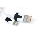 Cable Usb Omega Usb2.0 A/M - Lightning Blanco | Quonty.com | OUIPL