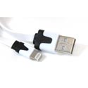 Cable Usb Omega Usb2.0 A/M - Ligthning 1,0m Blanco | Quonty.com | OUIPLW