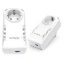 Kit 2 Adaptadores Homeplug Tenda P1001p Kit 1rj45/1000mbps | Quonty.com | P1001P KIT