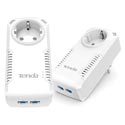 Kit 2 Adaptadores Homeplug Tenda P1002p Kit 2rj45/1000mbps | Quonty.com | P1002P KIT