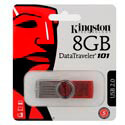 Pendrive Kingston 8gb Usb2.0 Dt101 Rojo | Quonty.com | DT101G2/8GB